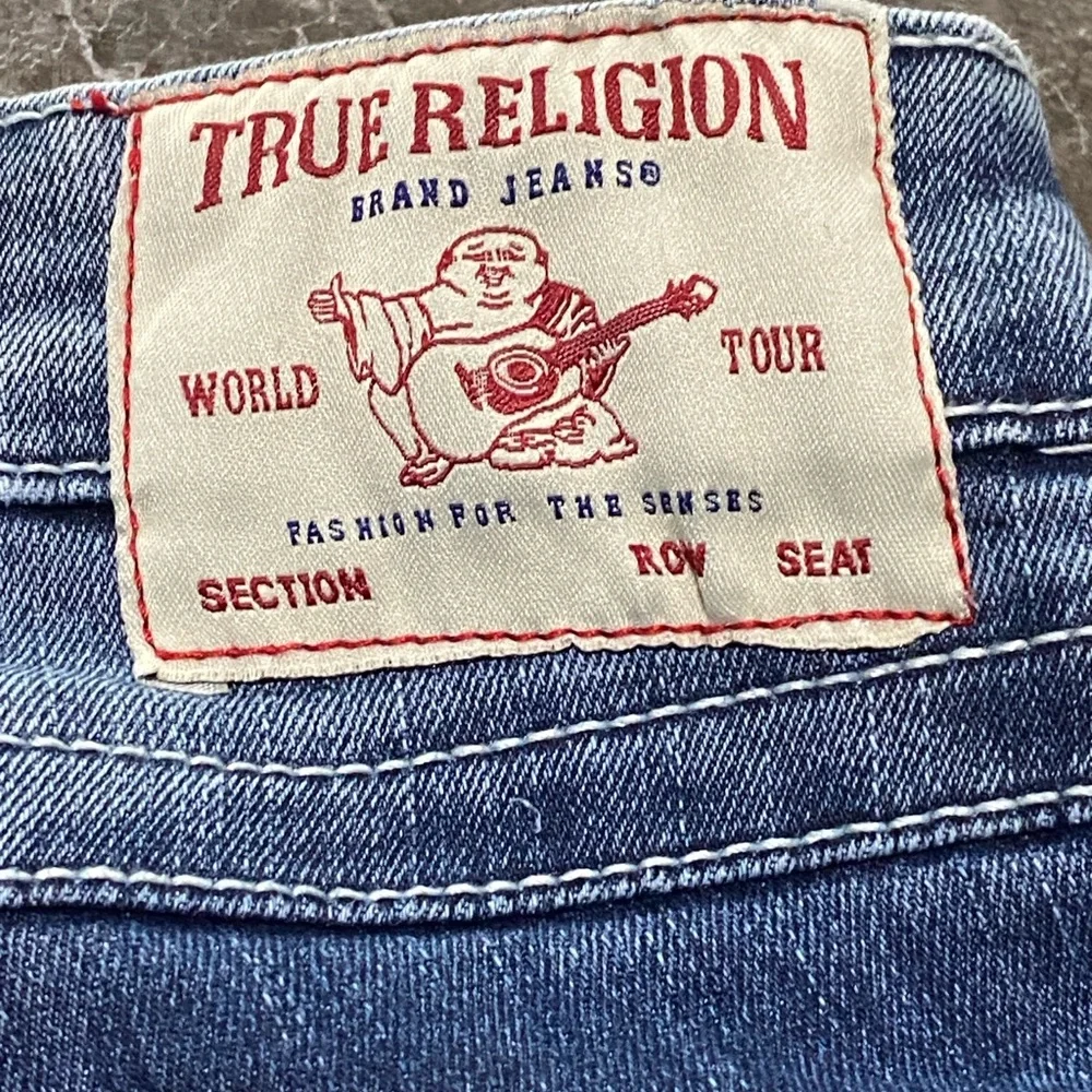 True Religion Jennie Curvy Capri Jeans – Size 27 – Flap Pocket Classic Y2K Vibes - Picture 7 of 8